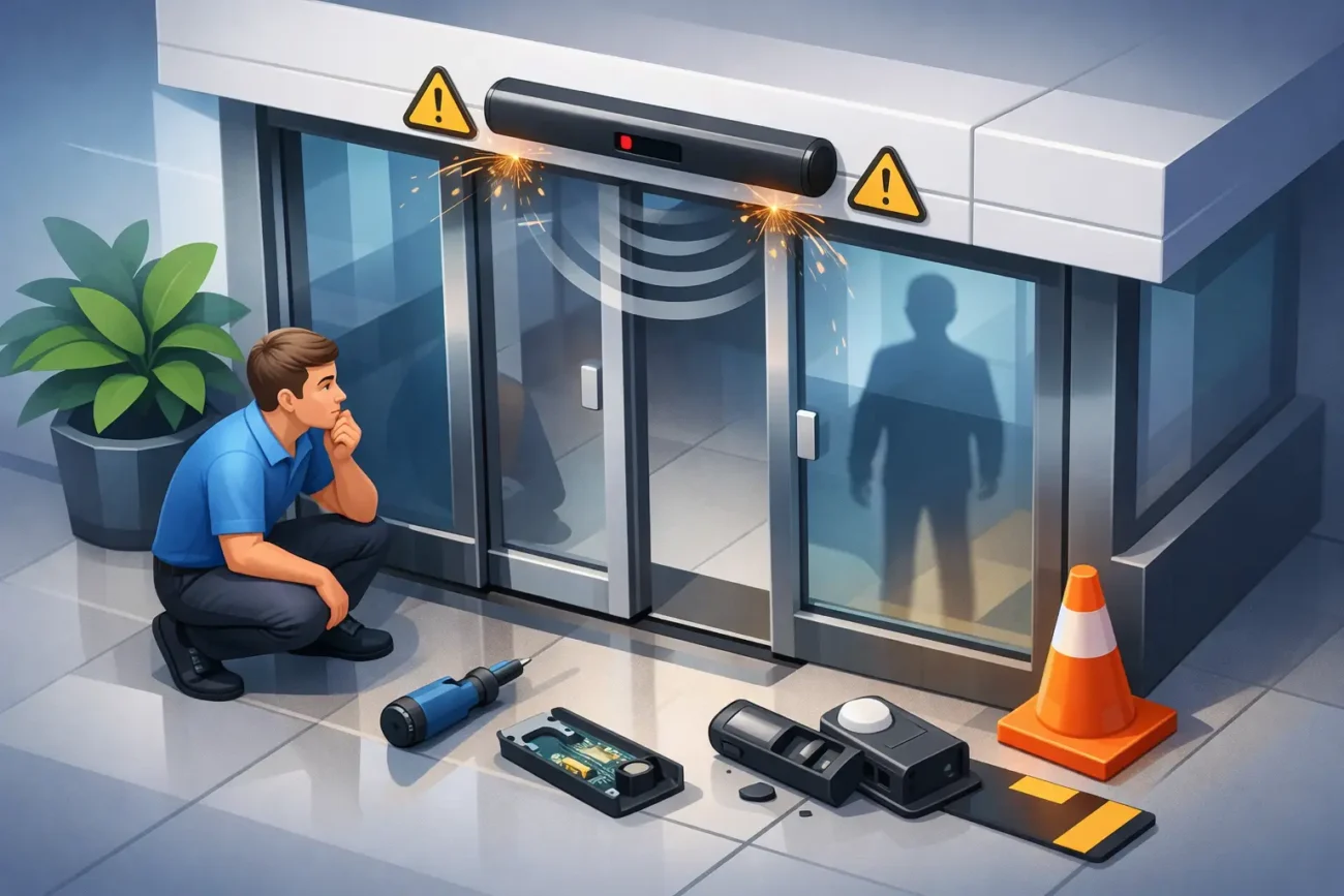 Automatic Door Sensor Not Working? Start Here