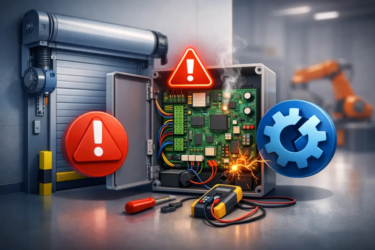 Industrial Door Control Board Faults Explained